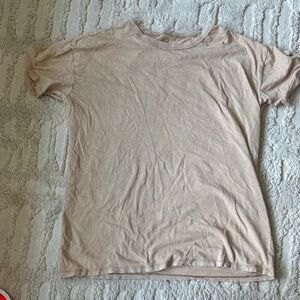 Aerie Women's Beige Short Sleeve Tee
